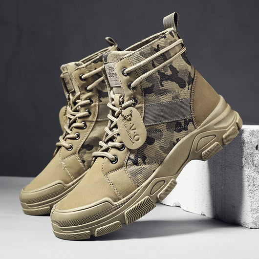 Botas Tácticas Camuflaje Impermeables para Hombre - Image 15