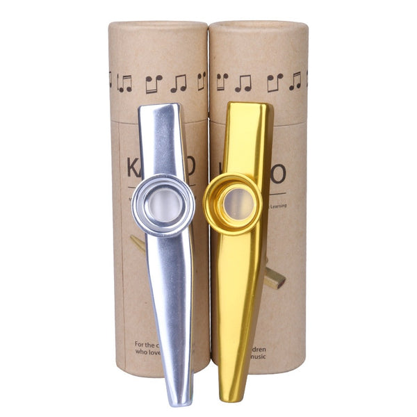 Kazoo Metálico Profesional - Instrumento Compacto para Principiantes