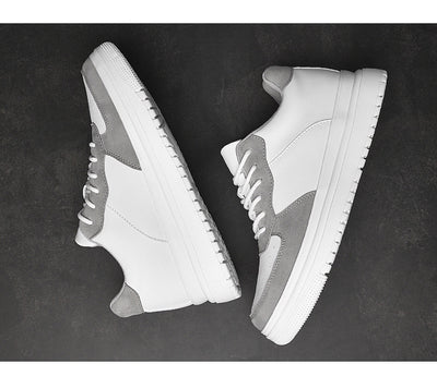 Tenis Blancos Bajos Estilo Coreano para Hombre - Image 15