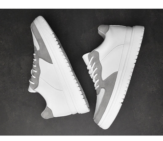 Tenis Blancos Bajos Estilo Coreano para Hombre - Image 15