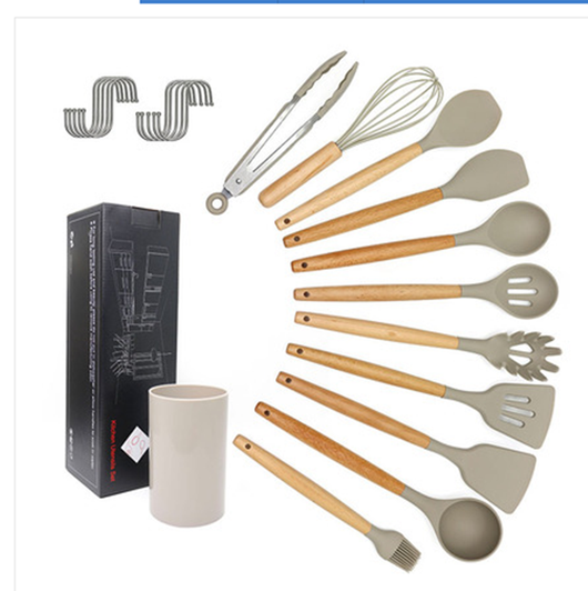 Juego de Utensilios de Cocina en Silicona - Espátula y Cuchara para Cocinar - Image 13