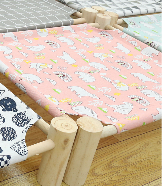 Cama de Camping de Madera para Gatos con Arenero Integrado - Image 5