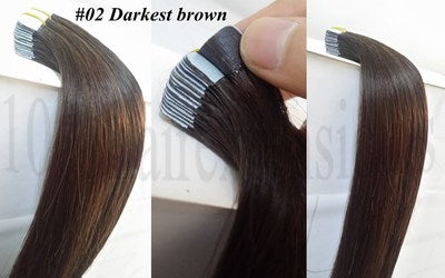 Extensiones de Cabello Natural Europeo Invisible 40cm - Pack 20 Piezas