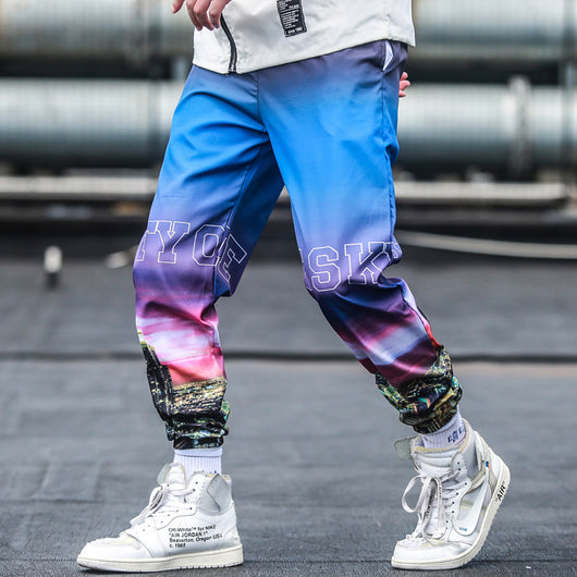 Pantalones deportivos con degradado de fleece