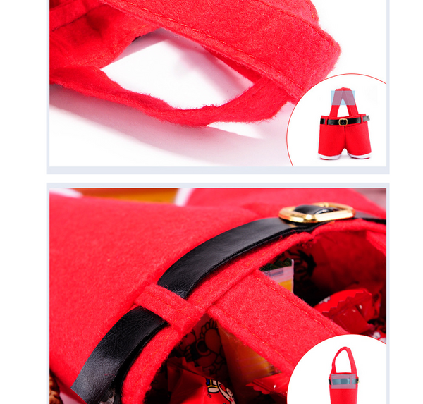 Bolsa de Regalo Navideña Roja - Bolsas para Dulces y Bodas