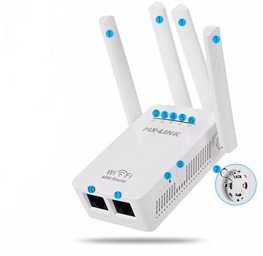 Repetidor y Amplificador de Señal WiFi Inalámbrico de Largo Alcance - Image 3