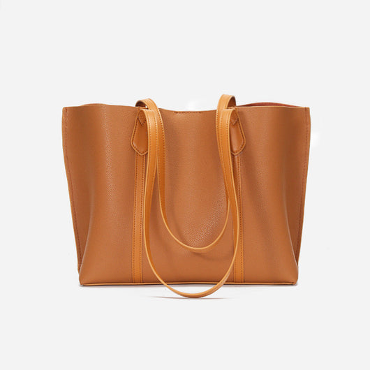 Bolso de Cuero Genuino con Gran Capacidad para el Hombro - Image 3