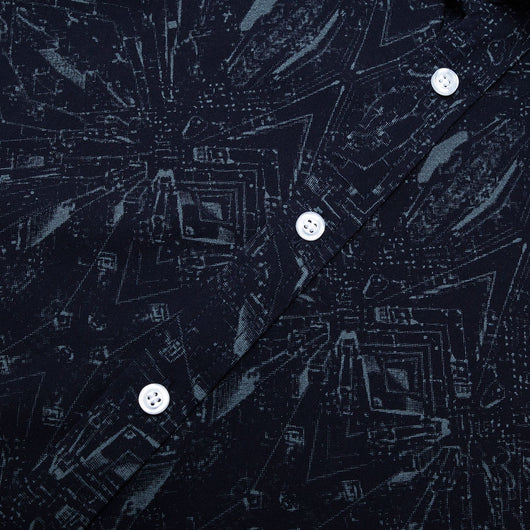 Camisa Casual de Algodón con Estampado para Hombre - Manga Larga Primavera Verano - Image 10