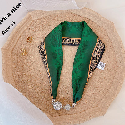 Pañuelo de Seda con Cierre Magnético - Protección y Elegancia para el Cuello - Image 18
