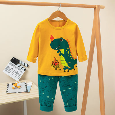 Pijama Infantil Estampado con Diseños Divertidos - Conjunto Cómodo para Casa - Image 12