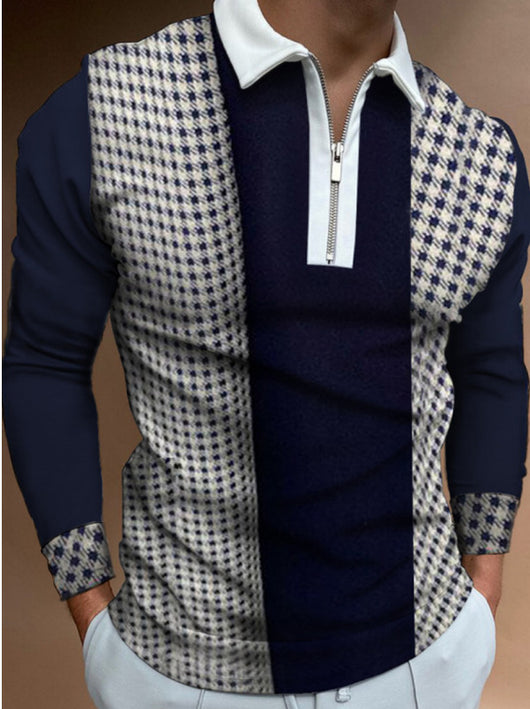 Polo Deportivo de Manga Larga con Cierre para Hombre - Image 10