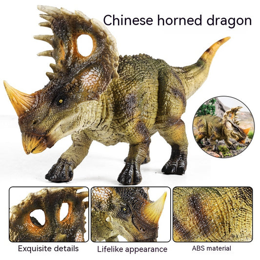 Dragón Cornudo Dinosaurio Simulado - Juguete Educativo para Niños - Image 2