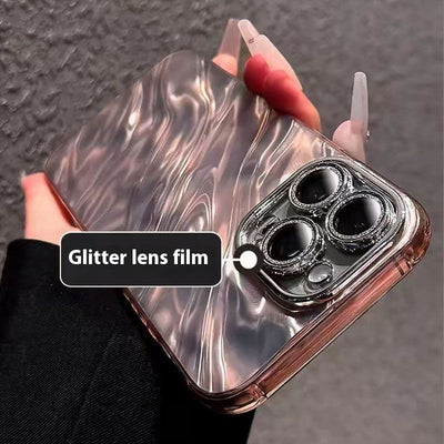 Funda Celular Efecto Agua con Brillo y Diseño Minimalista - Image 23