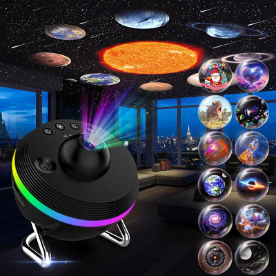 Proyector Galaxia 13 en 1 Ultra Nítido - Lámpara Planetario Rotatorio - Image 3