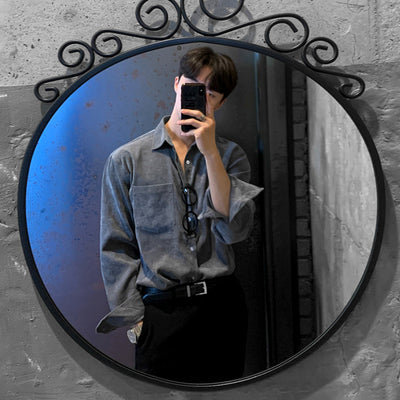 Camisa de Pana Retro Manga Larga para Hombre - Image 12