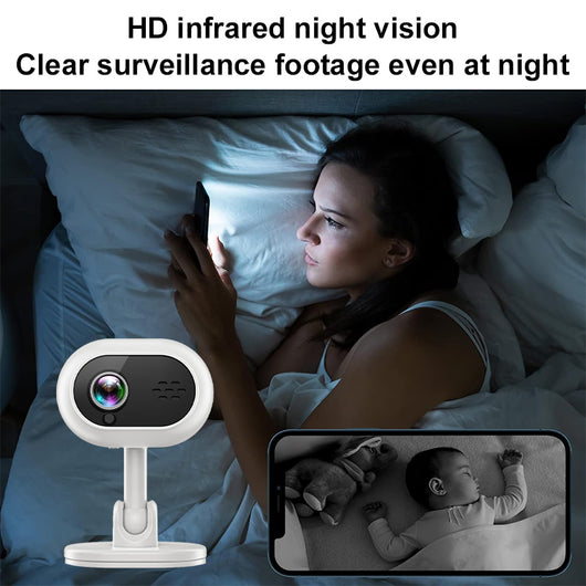 Cámara Mini WiFi 1080P HD con Visión Nocturna - Monitoreo Remoto para Hogar, Mascotas e Hijos - Image 12
