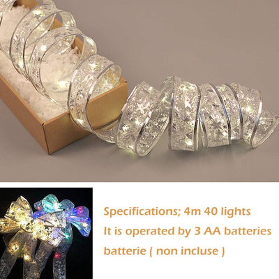 Luces Decorativas con Moños y Linternas LED - Image 17