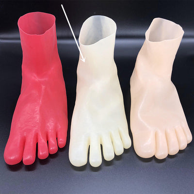 Calcetines Cortos de Látex Tridimensionales con Cinco Dedos - Image 6