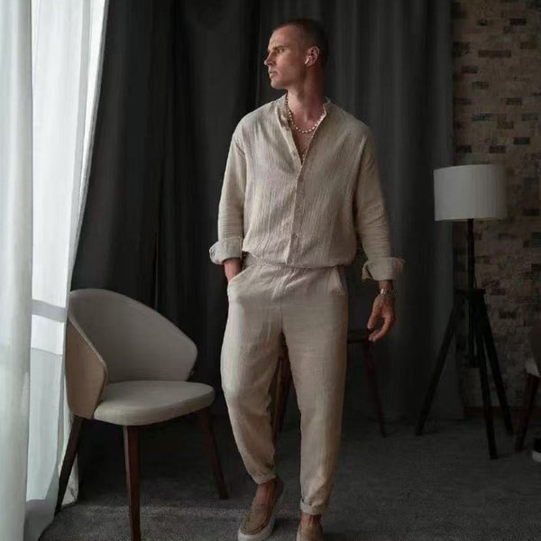 Conjunto Deportivo Casual para Hombre: Sudadera y Pantalón de Estilo Simple