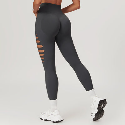Leggins Deportivos Ajustados sin Costuras con Cintura Alta y Levantacaderas Efecto Melocotón