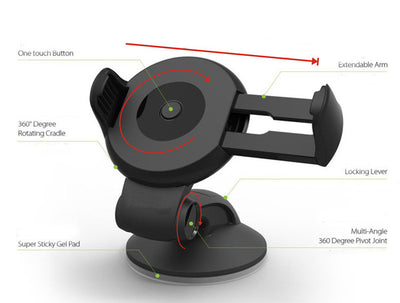 Soporte magnético para celular con ventosa para auto - Image 5