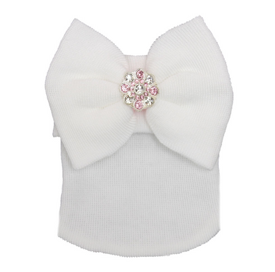 Gorro Tejido para Bebé con Rayas y Mariposa Brillante - Invierno - Image 10
