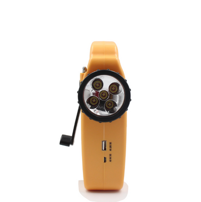 Radio de Emergencia con Linterna y Manivela Manual - Image 5
