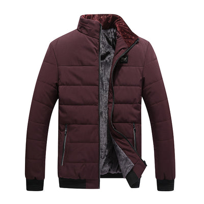 Chaqueta de Invierno para Hombre Estilo Coreano con Forro de Felpa - Image 3