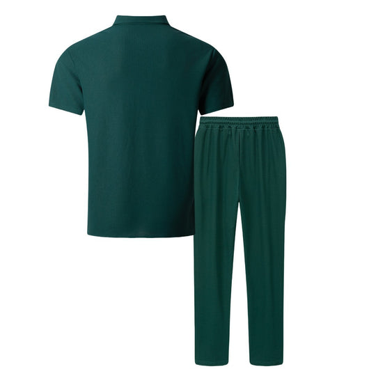 Conjunto de Dos Piezas: Camisa y Pantalón con Bloques de Color - Image 19