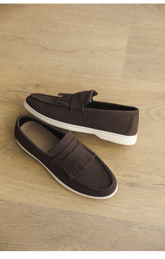 Mocasines de Cuero Mate para Hombre - Calzado Slip-on Elegante - Image 24