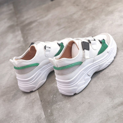 Tenis Deportivos Coreanos con Suela Gruesa y Hebilla Ajustable - Image 15