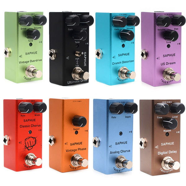 Pedales de Efectos Compactos para Guitarra