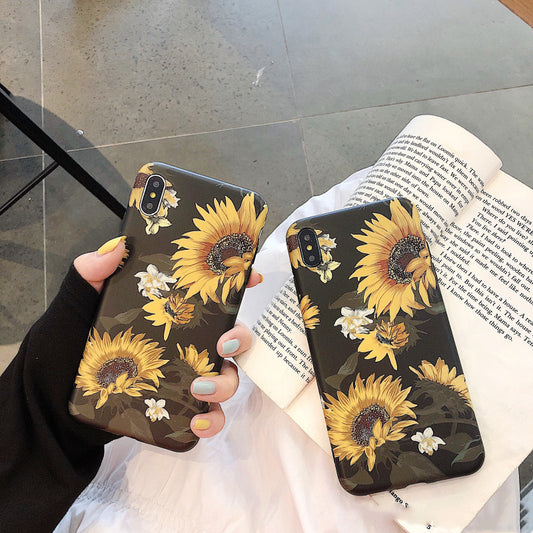 Funda para Celular con Diseño de Girasol