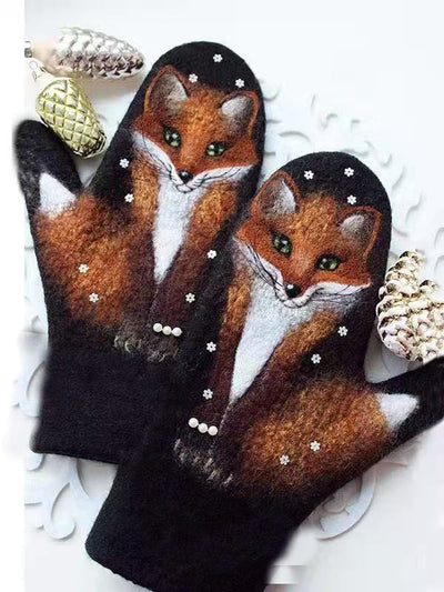 Guantes Navideños Térmicos Impresos para Invierno - Image 5