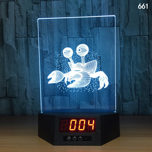 Lámpara LED Delfín 3D con Carga Inalámbrica - Luz Nocturna Brillante - Image 19