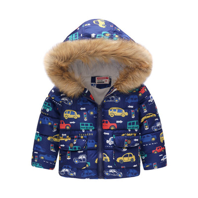 Chaqueta Térmica Infantil con Capucha - Algodón Grueso Acolchado Unisex - Image 22