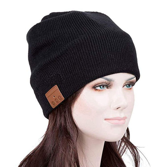 Gorra plana tejida cálida