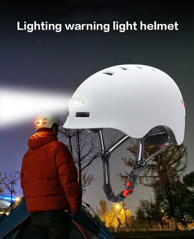 Casco Inteligente con Luz LED de Seguridad para Ciclismo y Deportes Urbanos - Image 3