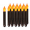Velas Negras Largas para Halloween