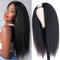 Peluca en U Natural con Cabello Liso y Color Real