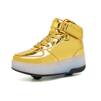 Zapatillas Deportivas Altas con Luces LED y Carga Inalámbrica - Image 3