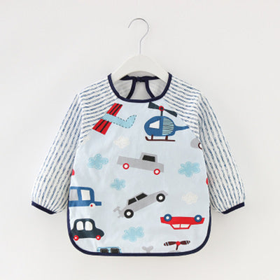 Babero Delantal de Algodón con Bolsillo para Bebés y Niños - Image 7