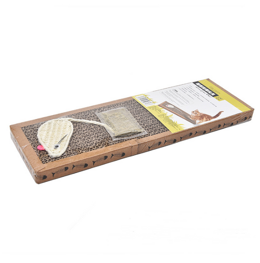 Tabla Rascadora de Sisal Ancho para Gatos con Catnip - Image 4