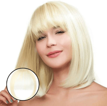 Flequillo Artificial de Cabello Humano - Mini Flequillo Ligero - Image 15