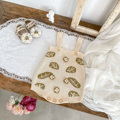 Conjunto de Dos Piezas Infantil con Diseño Hojas Jacquard - Image 10