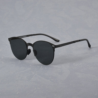 Gafas de Sol Vintage Plegables para Hombre en Acero Inoxidable - Image 34