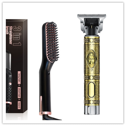 Peine Alisador Eléctrico Multifuncional - Plancha Rápida para Cabello y Barba - Image 8