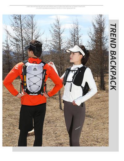 Mochila de Senderismo AZELA con Patrón Grid, Ligera y Transpirable para Trail Running y Camping - Image 33