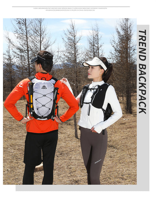 Mochila de Senderismo AZELA con Patrón Grid, Ligera y Transpirable para Trail Running y Camping - Image 33