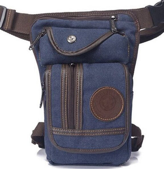 Bolsa de Cintura Multifuncional para Hombre en Lona Resistente - Image 14